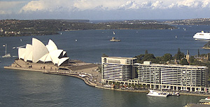 View of the Opera House from my hotel room