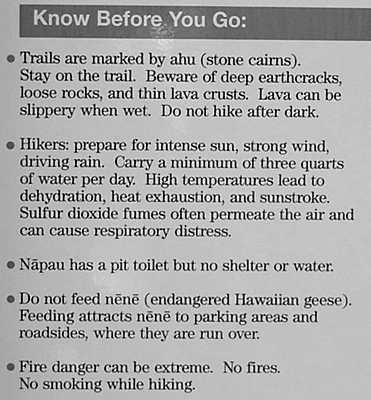 hiker warning